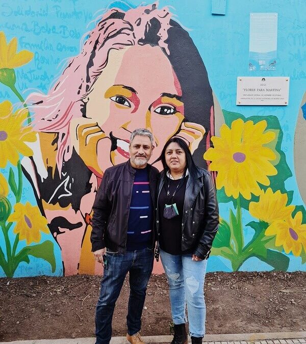 Silvia Fredes: «En cada pincelada de amor de este mural Martina sigue trascendiendo»