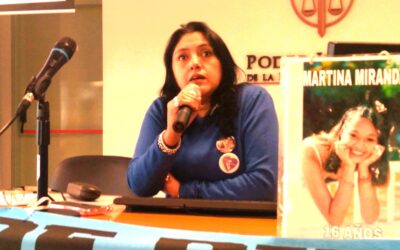 Silvia Fredes: «La bandera de los familiares de víctimas son nuestros hijos»