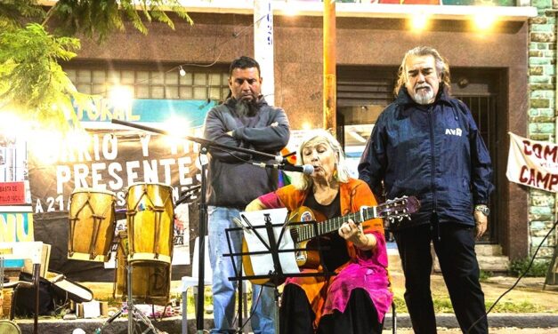 Silvia Bignami: «Es una canción dedicada a la memoria de Darío y Maxi»