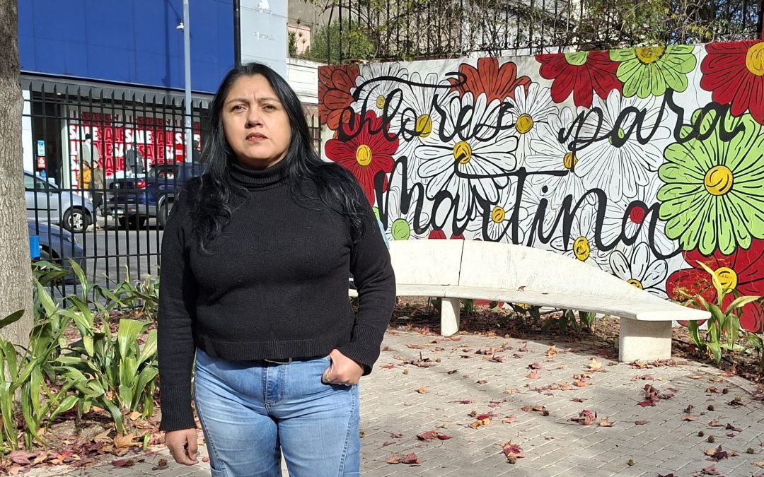 Silvia Fredes: «Martina está en la risa de los niños que vienen a esta plaza»